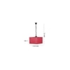 Julio Pink Natural Fiber Hanging Light