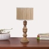 Devansh Bamboo Table Lamp With Wood Base -(7X17.5 Inches)-1