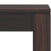 Epsilon Solid Wood Side Table in Mahogany Finish