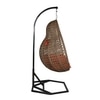 Jungfrau Wicker Swing In Brown And Beige Color