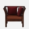 Urdhan 1 Seater Sofa in Honey Finish