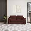 Esquel Premium 2 Seater Fabric Sofa in Deep Crimson Velvet Colour
