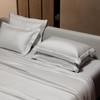 Stoa Paris Super King Size Bedsheet with 4 Pillow Covers  Size Vanilla White