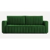Beliss 3 Seater Pull Out Sofa cum Bed  in Green Colour