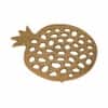 Metalsmith Designer Metal Trivet Gold Heat Resistant Table Protector