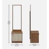 Stanley Dressing Table in Exotic Teak Finish