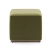 Tetra Ottoman In Olive Fabric