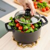 Metalsmith Floral Metal Trivet Gold Heat Resistant Table Protector