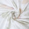 White Floral 400 Tc Cotton Flat  Double Queen Size Bedsheet With 2 Pillow Cover