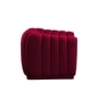 Rosa Fabric Sofa (Maroon)