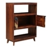 Adonis Solid Wood  Bookshelf in Dual Tone Finish