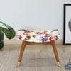 Zuno Multicolor Floral Print Seating Stool
