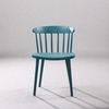 Kepler Brooks Aura Cafeteria Dining Chair in Teal Colour