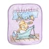 Pink Playful Print Wool Baby Blanket 110 X 70 Cms