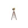 George Gold Metal Shade Floor Lamp