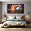 The Castle Decor Sports Art Wall Painting Wooden Framed Digital Painting 27x48 Inch (Style 3)