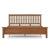 Raynor Solid Wood King Size Bed Without Storage (Amber Walnut Finish)