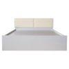 Timber Engineered Wood Queen Size Bed In White Finish