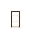 DCanape Pamir 3 Engineering Wood Book Shelf Dark Acacia Light Acacia Finish