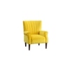 Maxo Accent Chair in Yellow Colour
