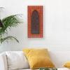 Desert Art MDF Handpainted Red Rectangle Wall Hanging Frame
