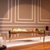 Ireka Homes Stack d Acacia Wood Serving Stand