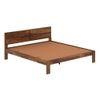 Simplicity Solid Wood King Size Non Storage Bed In Provincial Teak Finish