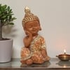 VEDAS Polyresin  Figurine in Orange Colour