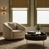 Avarna Stainless Steel One Seater Sofa in Brown Colour
