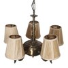 Devansh Wood Wall Mounted Lamp With Beige Jute Shade