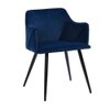Hanner Metal Accent Chair in Blue Colour