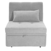 Evenie 1 Seater Pull Out Sofa cum Bed  in Grey Colour