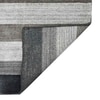 Brenda Charcoal Solid Woven Wool 6X4 Feet Carpet