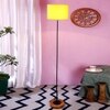 Emme Yellow Cotton Shade Floor Lamp