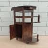 Logan Solid Wood Bar Cabinet in Walnut