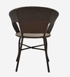 Ballarat  Wicker Chair In  Bombay Brown Tone Finish