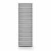 Baltoro 20 Pair Shoe Rack In White Finish