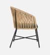Terrace Comfort Chair In Black Finish