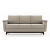 Corby Essential 3 Seater Fabric Sofa In Oyster Beige