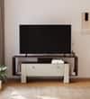 DCanape Ele Engineering Wood TV Unit Wyoming Dark Light Acacia Finish