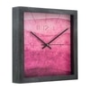 Pink Gradient Artistic Wooden Wall Clock