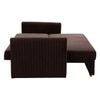 Melano 3 Seater Pull Out Sofa cum Bed  in Brown Colour