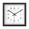 Classic Numerals Square Wooden Wall Clock