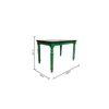 delma solid wood  4 seater Dining table in  Provincial Teak