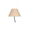 Jolie Zig Zag Iron Floor lamp with Jute Conical Beige shade (Z37)