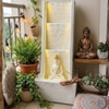 White Fiber Glass 3 Step Slate Indoor Water Fountain
