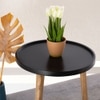 Metalsmith Solid Wood Side Table in Natural Finish