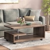 Lorelai Coffee Table - Mud Oak
