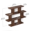 Senara Engineered Wood Bookshelf in Brown Colour
