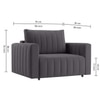 Beliss  Pull Out Sofa cum Bed  in Grey Colour